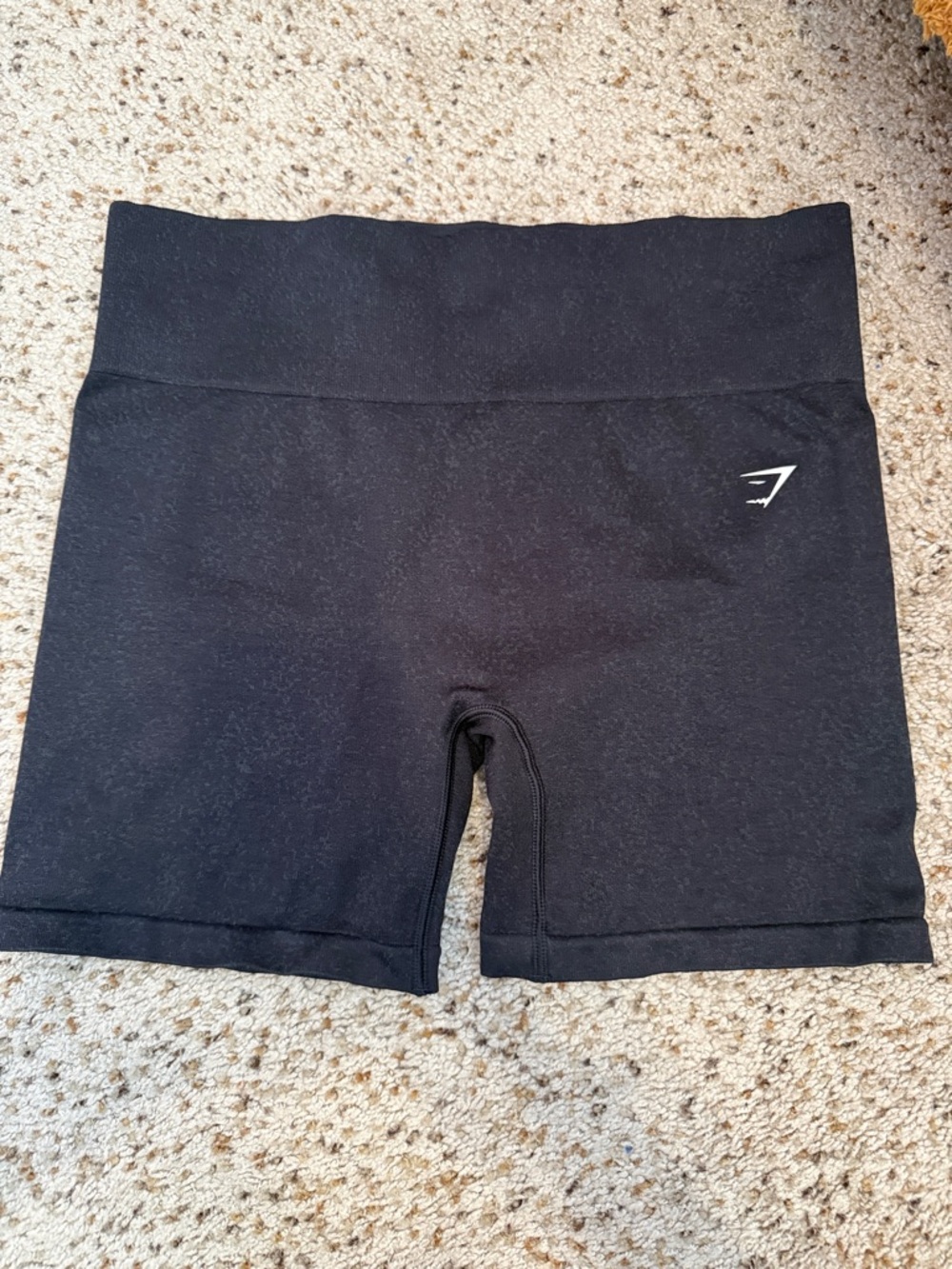 Gymshark Black High-Waist Seamless Bike (active) Shorts